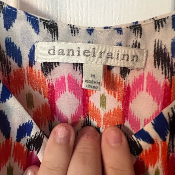 Geometric partnered short romper medium danielrainn colorful summer - Picture 7 of 8